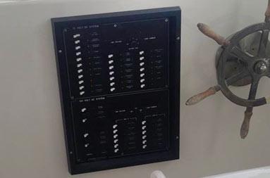 Digital panel mounted inside deckhouse